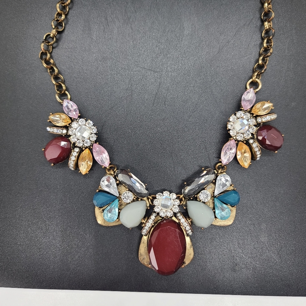 Statement Necklace. Multi-Colored. - image 2